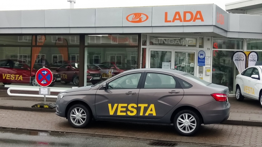 Стартовали продажи LADA Vesta в Германии